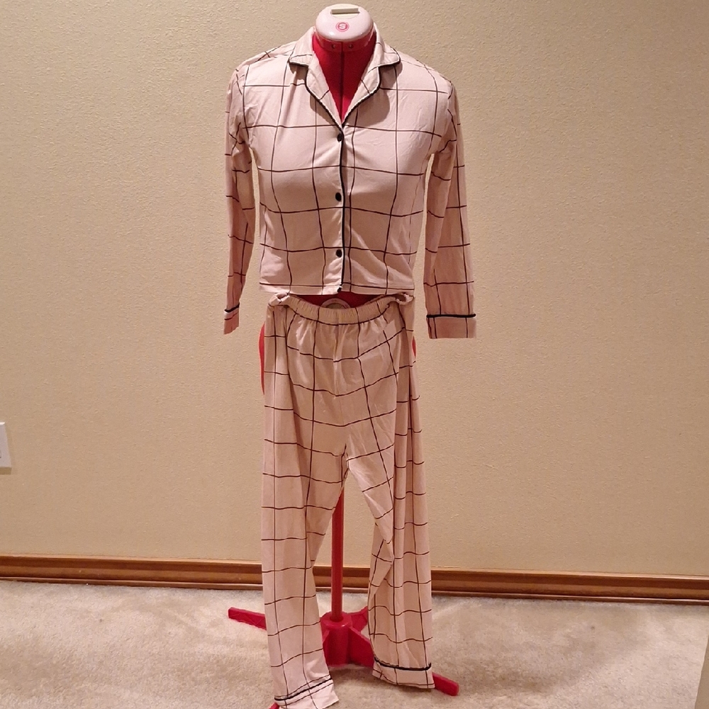 Checkered Pajama Set